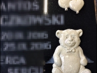 ARTYSTYCZNY INDYWIDUALNY NAGROBEK GRANITOWY Z CERAMIKĄ