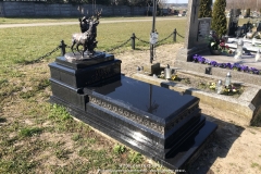 ARTYSTYCZNY INDYWIDUALNY NAGROBEK GRANITOWY Z CERAMIKĄ