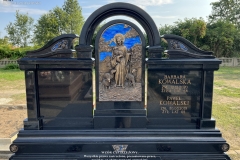 Piękny artystyczny niepowtarzalny nagrobek pomnik z dekoracją