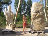 Rzezba w kamieniu Jan Pawel II